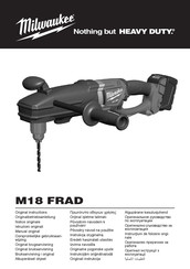 Milwaukee M18 FRAD Originalbetriebsanleitung