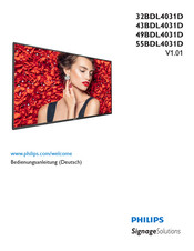 Philips 55BDL4031D/96 Bedienungsanleitung