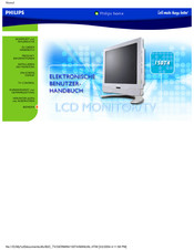 Philips 150T4FS/97 Elektronisches Benutzerhandbuch