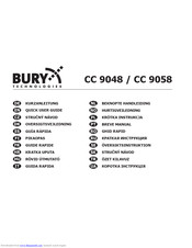 Bury technologies CC 9058 Kurzanleitung