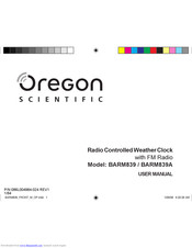 Oregon Scientific BARM839 Bedienungsanleitung
