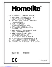 Homelite HB390V Bedienungsanleitung