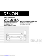 Denon DRA-201SA Bedienungsanleitung