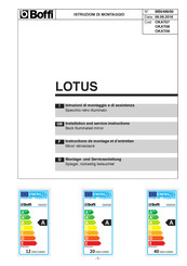 Boffi Lotus OKAT07 Installation
