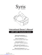 Syris Scientific v600 Benutzerhandbuch