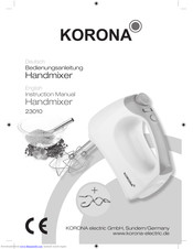 Korona 23010 Bedienungsanleitung