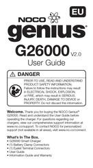 NOCO Genius G26000EU Betriebsanleitung