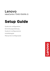 Lenovo IdeaCentre T540-15AMA G Einrichtungsanleitung
