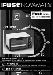 Fust NOVAMATIC GO 1210 Bedienungsanleitung