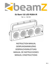 Beamz DJ Bank 132 LED RGBA IR Gebrauchsanleitung