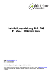 Blick-Store T09 Serie Installationsanleitung