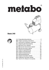 Metabo Basic 240 Originalbetriebsanleitung