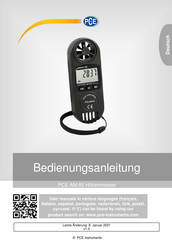 PCE PCE-AM 85 Bedienungsanleitung
