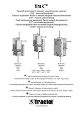 Tractel tirak X 1030 P Original-Montage- Und Betriebsanleitung