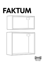 IKEA FAKTUM JBY08 Montageanleitung
