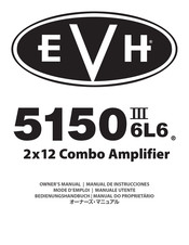 Evh 5150III 6L6 2x12 COMBO Bedienungshandbuch