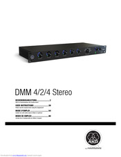 Harman AKG DMM 4/2/4 Stereo Bedienungsanleitung