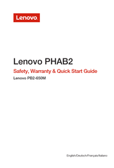 Lenovo PHAB2 Bedienungsanleitung