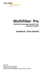 Fluke Networks MultiFiber Pro Handbuch