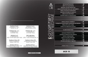 Master BCB 19 Bedienungs- Und Wartungsanleitung