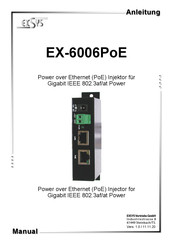 Exsys EX-6006PoE Anleitung