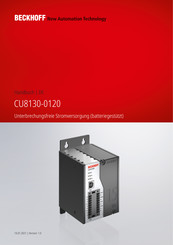 Beckhoff CU8130-0120 Handbuch