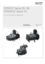REXROTH SYDFEF Serie 3X Betriebsanleitung
