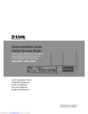 D-Link DSR-1000N Installationsanleitung