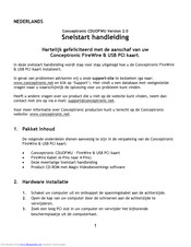 Conceptronic CDUOFWU Version 2.0 Bedienungsanleitung