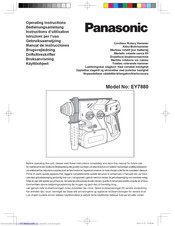 Panasonic ey7880 Bedienungsanleitung