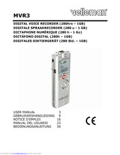 Velleman MVR3 Bedienungsanleitung