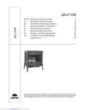 Jøtul F 100 Montage- Und Bedienungsanleitung