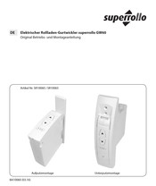 Superrollo SR10060 Original - Betriebs- Und Montageanleitung