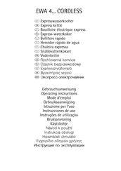 AEG EWA 4 CORDLESS Serie Gebrauchsanweisung
