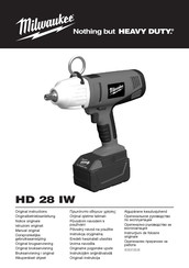 Milwaukee HD28 IW-0X Originalbetriebsanleitung