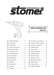 Stomer Professional SAD-10,8NX2-LiD Bedienungsanleitung