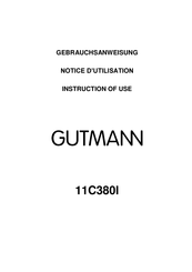 GUTMANN 11C380I Gebrauchsanweisung