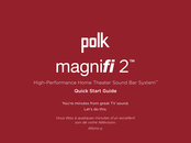 Polk magnifi 2 Kurzanleitung