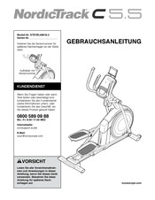ICON Health & Fitness NordicTrack C 5.5 Gebrauchsanleitung