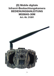 Berger & Schroter MG984G-36M Bedienungsanleitung