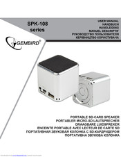 Gembird SPK-108 Serie Handbuch