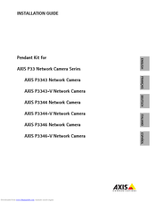 Axis P3346 Installationsanleitung
