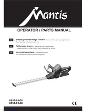 Mantis 8550-01-40 Originalbetriebsanleitung