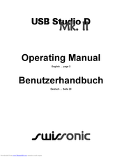 swissonic USB Studio D Mk. II Benutzerhandbuch