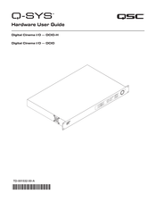 QSC Q-SYS DCIO-H Hardware-Benutzerhandbuch
