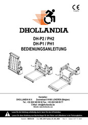 Dhollandia DH-PH2 Bedienungsanleitung
