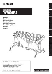 Yamaha YV3030MS Benutzerhandbuch