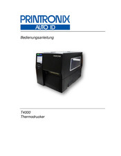 Printronix Auto ID T4000 Serie Bedienungsanleitung
