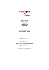 Analytik Jena DOCTER 8x56 ED/OH Gebrauchsanleitung