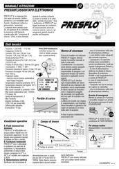 PEDROLLO PRESFLO Serie Betriebsanleitung